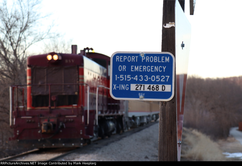 Crossing Emergency Sign